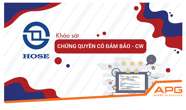 HOSE – KHẢO SÁT VỀ SẢN PHẨM CHỨNG QUYỀN CÓ ĐẢM BẢO