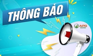 Thông báo Bán giải chấp chứng khoán kỹ quỹ/ chứng khoán cầm cố của khách hàng là người nội bộ và người có liên quan của người nội bộ