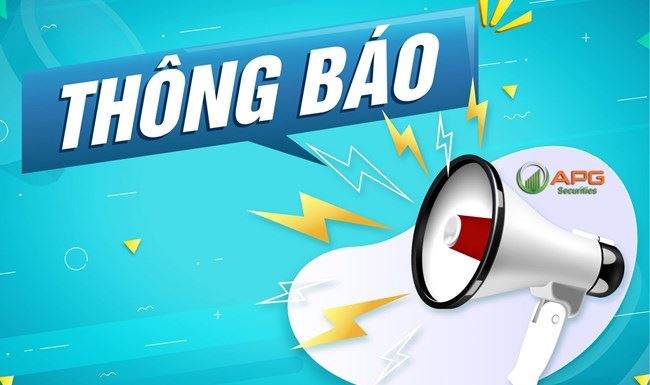APG - Thông báo Giao dịch cổ phiếu của người nội bộ